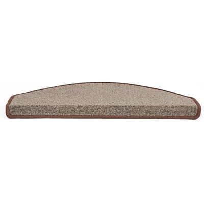andiamo Cabana zestaw 15 mat na schody do ochrony schodów – dywaniki na schody, do wewnątrz, ochrona schodów, 28 x 65 cm, brązowe andiamo Cabana zestaw 15 mat na schody do ochrony schodów – dywaniki na schody, do wewnątrz, ochrona schodów, 28 x 65 cm, brązowe
