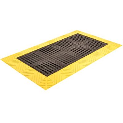 Notrax Diamond Flex Lok dywan, czarno-żółty, 107 cm x 152 cm Notrax Diamond Flex Lok dywan, czarno-żółty, 107 cm x 152 cm