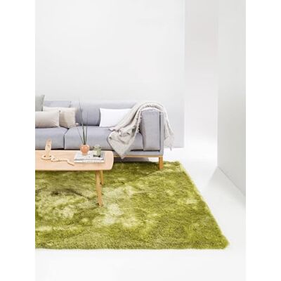 benuta Dywan Shaggy z wysokim runem, kolor zielony, 120 x 170 cm, do sypialni i salonu benuta Dywan Shaggy z wysokim runem, kolor zielony, 120 x 170 cm, do sypialni i salonu