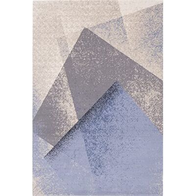 Agnella Dywan Diverse Folds – wykładzina podłogowa, 100% wełna nowozelandzka, tkany w technologii Wilton, nowoczesny dywan do salonu, styl vintage, retro, 133 x 180 x 1,20 cm, jasnoniebieski Agnella Dywan Diverse Folds – wykładzina podłogowa, 100% wełna nowozelandzka, tkany w technologii Wilton, nowoczesny dywan do salonu, styl vintage, retro, 133 x 180 x 1,20 cm, jasnoniebieski