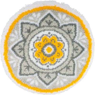 Vervaco Latch Hook Kit Zestaw Dywanik MANDALA Haft Dywanowy dla Początkujących 55 x 55 cm Zrób to Sam Zestaw Kreatywny dla Dorosłych DIY Dekoracja Domu Vervaco Latch Hook Kit Zestaw Dywanik MANDALA Haft Dywanowy dla Początkujących 55 x 55 cm Zrób to Sam Zestaw Kreatywny dla Dorosłych DIY Dekoracja Domu