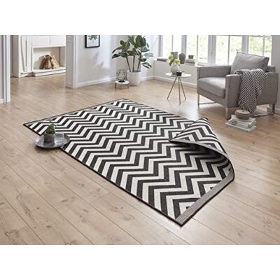 HANSE Home Bougari dywan, czarny kremowy, 80 x 150 cm HANSE Home Bougari dywan, czarny kremowy, 80 x 150 cm