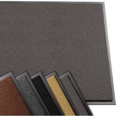 VOUNOT ® Wysokiej jakości wycieraczka do wnętrz i na zewnątrz, mata na brud antypoślizgowa, cienki chodnik do przedpokoju i na zewnątrz 90x120 cm, antracytowa VOUNOT ® Wysokiej jakości wycieraczka do wnętrz i na zewnątrz, mata na brud antypoślizgowa, cienki chodnik do przedpokoju i na zewnątrz 90x120 cm, antracytowa
