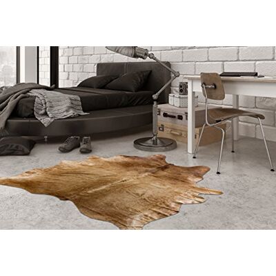 ABC Tappeti dywan Leather Cow Hide brązowy 170 x 240 cm ABC Tappeti dywan Leather Cow Hide brązowy 170 x 240 cm