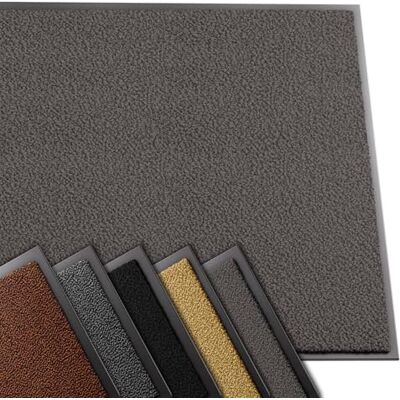VOUNOT ® Wysokiej jakości wycieraczka do wnętrz i na zewnątrz, mata na brud antypoślizgowa, cienki chodnik do przedpokoju i na zewnątrz 90x150 cm, antracytowa VOUNOT ® Wysokiej jakości wycieraczka do wnętrz i na zewnątrz, mata na brud antypoślizgowa, cienki chodnik do przedpokoju i na zewnątrz 90x150 cm, antracytowa