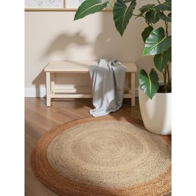 HANSE Home Jutta dywan z juty – naturalny, okrągły, ze 100% juty, ręcznie tkany – wytrzymały i łatwy w pielęgnacji – nowoczesny, dywan z naturalnych włókien w stylu boho, kolor naturalny w stylu boho HANSE Home Jutta dywan z juty – naturalny, okrągły, ze 100% juty, ręcznie tkany – wytrzymały i łatwy w pielęgnacji – nowoczesny, dywan z naturalnych włókien w stylu boho, kolor naturalny w stylu boho