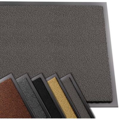 VOUNOT ® Wysokiej jakości wycieraczka do wnętrz i na zewnątrz, mata na brud antypoślizgowa, cienki chodnik do przedpokoju i na zewnątrz 60x90 cm, antracytowa VOUNOT ® Wysokiej jakości wycieraczka do wnętrz i na zewnątrz, mata na brud antypoślizgowa, cienki chodnik do przedpokoju i na zewnątrz 60x90 cm, antracytowa