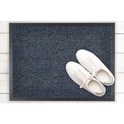 andiamo Wycieraczka Premium Easy wycieraczka do drzwi wycieraczka do wnętrz i zadaszonych obszarów na zewnątrz z antypoślizgowym spodem 80 x 120 cm niebieska andiamo Wycieraczka Premium Easy wycieraczka do drzwi wycieraczka do wnętrz i zadaszonych obszarów na zewnątrz z antypoślizgowym spodem 80 x 120 cm niebieska