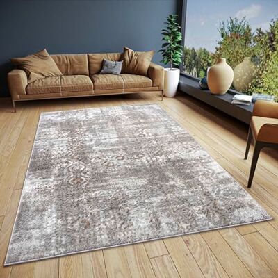 Hanse Home Shine Dywan - 120x65 cm, Szary, Brązowy - Dywan Hanse Home Shine Dywan - 120x65 cm, Szary, Brązowy - Dywan
