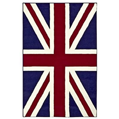 HANSE Home Design Velours Union Jack dywan z polipropylenu, united kingdom, niebieski, czerwony, kremowy, 80 x 120 x 0,9 cm HANSE Home Design Velours Union Jack dywan z polipropylenu, united kingdom, niebieski, czerwony, kremowy, 80 x 120 x 0,9 cm