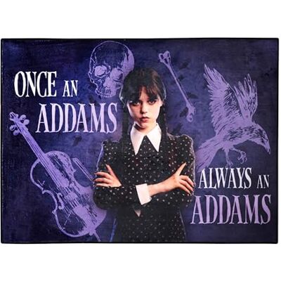 SD TOYS Dywan wewnętrzny Once an Addams Wednesday Wymiary 80x60 cm SD TOYS Dywan wewnętrzny Once an Addams Wednesday Wymiary 80x60 cm