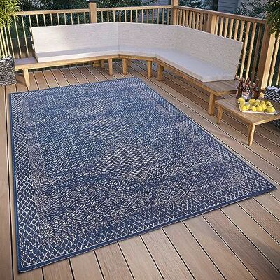 HANSE Home freundin Home Collection Sophie dywan do wnętrz i na zewnątrz, orientalny – płaski, klasyczny, odporny na warunki atmosferyczne, dywan zewnętrzny do salonu, korytarza, na balkon, taras, do ogrodu – HANSE Home freundin Home Collection Sophie dywan do wnętrz i na zewnątrz, orientalny – płaski, klasyczny, odporny na warunki atmosferyczne, dywan zewnętrzny do salonu, korytarza, na balkon, taras, do ogrodu –