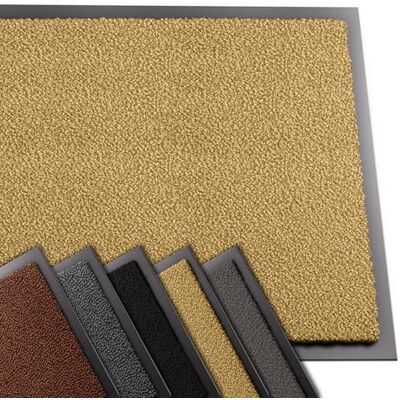 VOUNOT ® Wysokiej jakości wycieraczka do wnętrz i na zewnątrz, mata na brud antypoślizgowa, cienki chodnik do przedpokoju i na zewnątrz 60x90 cm, beżowa VOUNOT ® Wysokiej jakości wycieraczka do wnętrz i na zewnątrz, mata na brud antypoślizgowa, cienki chodnik do przedpokoju i na zewnątrz 60x90 cm, beżowa