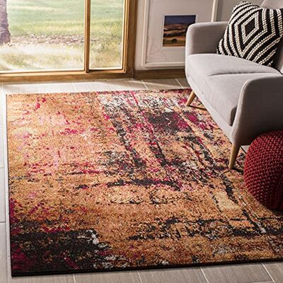 SAFAVIEH Inigo dywanik ścienny, tkany dywan polipropylenowy w Multi, 120 x 180 cm SAFAVIEH Inigo dywanik ścienny, tkany dywan polipropylenowy w Multi, 120 x 180 cm