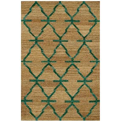 Bakero Kilim Modern 144 Naturalny/zielony 90x140 cm Bakero Kilim Modern 144 Naturalny/zielony 90x140 cm