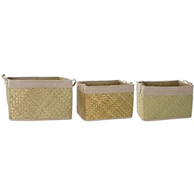 DKD Home Decor zestaw koszy standardowych DKD Home Decor zestaw koszy standardowych