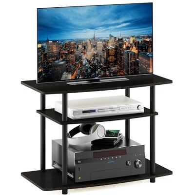 Furinno Espresso/Schwarz Stojak na TV - TV Stand Furinno Espresso/Schwarz Stojak na TV - TV Stand