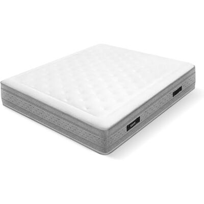 WIN REST Materac sprężynowy 135 x 190 cm wiskoelastyczny, dwustronny model SAMYN 29 cm, pianka Cloud Foam o średniej twardości, tkanina Strech, przyjazna alergikom, wyprodukowano w Hiszpanii WIN REST Materac sprężynowy 135 x 190 cm wiskoelastyczny, dwustronny model SAMYN 29 cm, pianka Cloud Foam o średniej twardości, tkanina Strech, przyjazna alergikom, wyprodukowano w Hiszpanii