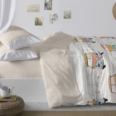 Blanco Poszwa na kołdrę z nadrukiem Łóżko od 150 do 160 cm (+dostępne rozmiary) Projekt 107 Kolor kamienia (150-160 x 190/200 cm) Blanco Poszwa na kołdrę z nadrukiem Łóżko od 150 do 160 cm (+dostępne rozmiary) Projekt 107 Kolor kamienia (150-160 x 190/200 cm)