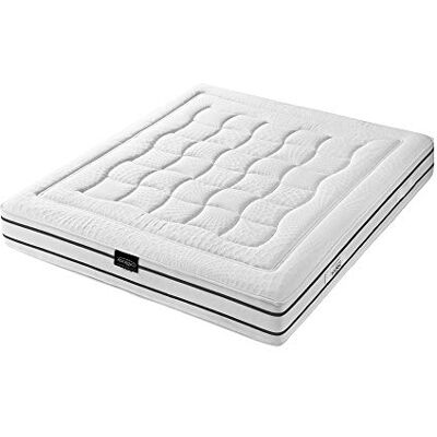 MiaSuite i Sogni Italiani Linea Adorno Via Etnea Plus pojedynczy materac z pianki memory, ergonomiczny komfort, 85 x 190 x 23 cm MiaSuite i Sogni Italiani Linea Adorno Via Etnea Plus pojedynczy materac z pianki memory, ergonomiczny komfort, 85 x 190 x 23 cm