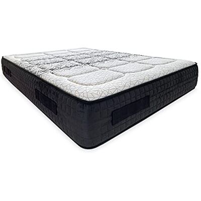 DUÉRMETE ONLINE Etna Premium materac z pianki Memory, wysokość 29 cm, optymalny komfort, antypyłowy roztocza i hipoalergiczny, termoregulacja, 100 x 200 DUÉRMETE ONLINE Etna Premium materac z pianki Memory, wysokość 29 cm, optymalny komfort, antypyłowy roztocza i hipoalergiczny, termoregulacja, 100 x 200