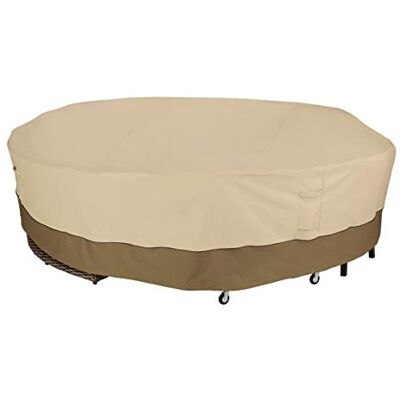 Classic Accessories Veranda 128" Diameter Round Sectional Sofa/General Purpose Patio Furniture Cover Classic Accessories Veranda 128" Diameter Round Sectional Sofa/General Purpose Patio Furniture Cover