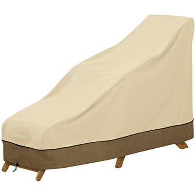 Classic Accessories Veranda Water-Resistant 65 Inch Steamer Patio Chaise/Deck Chair Cover, Chaise Lounge Covers Outdoor Classic Accessories Veranda Water-Resistant 65 Inch Steamer Patio Chaise/Deck Chair Cover, Chaise Lounge Covers Outdoor