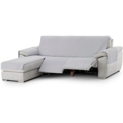 Eysa Bianco Pokrowiec na sofę Antypoślizgowy Szezlong Relax Mini Lewy C/06, widok z przodu Eysa Bianco Pokrowiec na sofę Antypoślizgowy Szezlong Relax Mini Lewy C/06, widok z przodu