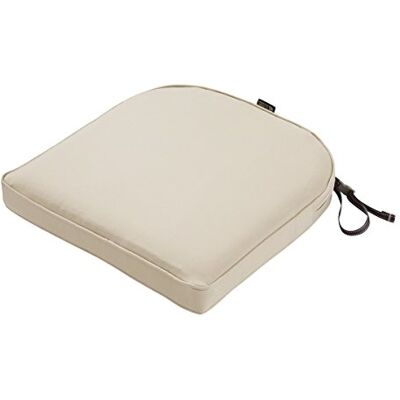 Classic Accessories Montlake FadeSafe wyprofilowana poduszka do siedzenia na patio do jadalni – 5 cm grubości, wytrzymała poduszka na patio z odpornym na WaTE spodem, antyczna beżowa, 50 szer. x 50 cm Classic Accessories Montlake FadeSafe wyprofilowana poduszka do siedzenia na patio do jadalni – 5 cm grubości, wytrzymała poduszka na patio z odpornym na WaTE spodem, antyczna beżowa, 50 szer. x 50 cm