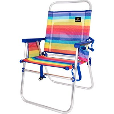 CREVICOSTA QUALITY MARK MARCAS DE CALIDAD AZAHAR 28082 Pride Składane krzesło plażowe z podłokietnikami. Stała pozycja, nowoczesny, klasyczny design. Łatwy transport przez praktyczną torbę-plecak CREVICOSTA QUALITY MARK MARCAS DE CALIDAD AZAHAR 28082 Pride Składane krzesło plażowe z podłokietnikami. Stała pozycja, nowoczesny, klasyczny design. Łatwy transport przez praktyczną torbę-plecak