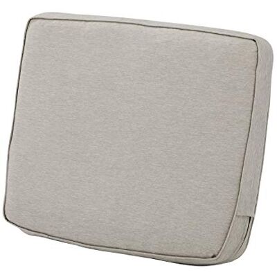 Classic Accessories Montlake FadeSafe wodoodporna poduszka na oparcie na patio, 53 x 56 x 10 cm, szara wrzosowa, poduszka do siedzenia na zewnątrz Classic Accessories Montlake FadeSafe wodoodporna poduszka na oparcie na patio, 53 x 56 x 10 cm, szara wrzosowa, poduszka do siedzenia na zewnątrz