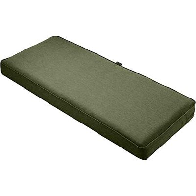 Classic Accessories 62-044-HFERN-EC Montlake FadeSafe wodoodporna poduszka na ławkę ogrodową, 137 × 46 × 8 cm, kolor Heather Fern Classic Accessories 62-044-HFERN-EC Montlake FadeSafe wodoodporna poduszka na ławkę ogrodową, 137 × 46 × 8 cm, kolor Heather Fern