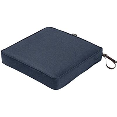 Classic Accessories Montlake 62008INDIGOEC FadeSafe kwadratowa poduszka do siedzenia na patio, do jadalni, gruba, wytrzymała, na zewnątrz, na patio z wodoodpornym spodem, wrzosowy, indygo, niebieski, Classic Accessories Montlake 62008INDIGOEC FadeSafe kwadratowa poduszka do siedzenia na patio, do jadalni, gruba, wytrzymała, na zewnątrz, na patio z wodoodpornym spodem, wrzosowy, indygo, niebieski,