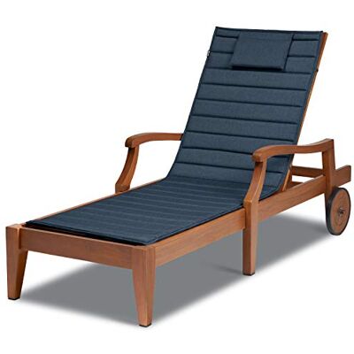 Classic Accessories Storigami Wodoodporna poduszka na leżak, 183 x 53 cm, poduszka na patio, kolor Heather Indigo Classic Accessories Storigami Wodoodporna poduszka na leżak, 183 x 53 cm, poduszka na patio, kolor Heather Indigo
