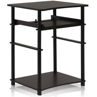 Furinno biurko komputerowe, drewno, espresso/czarny, jeden rozmiar Furinno biurko komputerowe, drewno, espresso/czarny, jeden rozmiar