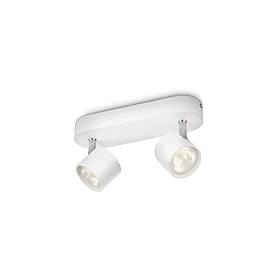 Philips MyLiving Star 2 Bar Reflektor sufitowy (wbudowana żarówka LED 2 x 3 W) biała Philips MyLiving Star 2 Bar Reflektor sufitowy (wbudowana żarówka LED 2 x 3 W) biała
