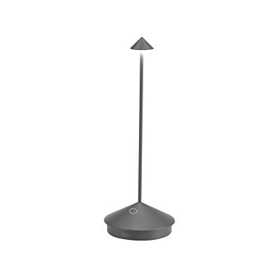 Zafferano , Lampa Pina, Bezprzewodowa Zasilana Akumulatorowo Lampa Stołowa ze Sterowaniem Dotykowym, Również do Użytku Zewnętrznego, Ściemniacz, 2200-3000 K, Wysokość 29 cm, Kolor Ciemnoszary Zafferano , Lampa Pina, Bezprzewodowa Zasilana Akumulatorowo Lampa Stołowa ze Sterowaniem Dotykowym, Również do Użytku Zewnętrznego, Ściemniacz, 2200-3000 K, Wysokość 29 cm, Kolor Ciemnoszary