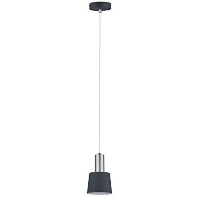 Paulmann 79691 Neordic Haldar oprawa wisząca maks 1x20W lampa wisząca do żar. E14 lampa sufitowa ciemnoszara/chrom mat 230 V metal bez źr. światła Paulmann 79691 Neordic Haldar oprawa wisząca maks 1x20W lampa wisząca do żar. E14 lampa sufitowa ciemnoszara/chrom mat 230 V metal bez źr. światła