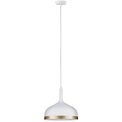 Paulmann 79628 Neordic Embla oprawa wisząca maks 1x20W lampa wisząca do żar. E27 lampa sufitowa biała mat/złota 230 V metal bez źr. światła Paulmann 79628 Neordic Embla oprawa wisząca maks 1x20W lampa wisząca do żar. E27 lampa sufitowa biała mat/złota 230 V metal bez źr. światła