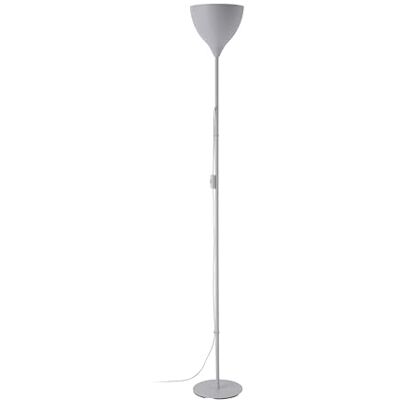 EGLO lampa stojąca Vilastrosi-E, oprawa do salonu światło oświetlenia pośredniego reflektor sufitowy z tworzywa sztucznego i stali w kolorze srebrnym E27 EGLO lampa stojąca Vilastrosi-E, oprawa do salonu światło oświetlenia pośredniego reflektor sufitowy z tworzywa sztucznego i stali w kolorze srebrnym E27