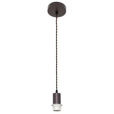 PRENDELUZ Lampa wisząca E27, brązowa, lina, wymiary 10 x 10 cm, idealna do dekoracji i aranżacji przestrzeni. PRENDELUZ Lampa wisząca E27, brązowa, lina, wymiary 10 x 10 cm, idealna do dekoracji i aranżacji przestrzeni.