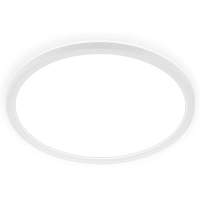 BRILONER Lampa sufitowa LED z pośrednim światłem, płaski design, IP44 ochrona przed zachlapaniem, panel LED do łazienki i kuchni, oświetlenie sufitowe łazienka, lampa kuchnia, 29 x 3 cm, Biały BRILONER Lampa sufitowa LED z pośrednim światłem, płaski design, IP44 ochrona przed zachlapaniem, panel LED do łazienki i kuchni, oświetlenie sufitowe łazienka, lampa kuchnia, 29 x 3 cm, Biały