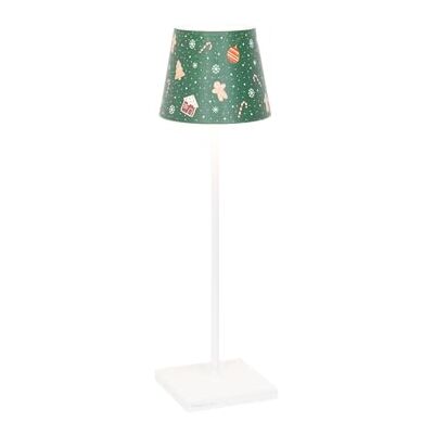 Zafferano , Lampa Poldina Pro z Kloszem, Akumulatorowa Bezprzewodowa Lampa Stołowa ze Sterowaniem Dotykowym, do Użytku na Zewnątrz, Ściemniacz, 2200-3000 K, Wysokość 38 cm, Biały Świąteczne Słodycze Zafferano , Lampa Poldina Pro z Kloszem, Akumulatorowa Bezprzewodowa Lampa Stołowa ze Sterowaniem Dotykowym, do Użytku na Zewnątrz, Ściemniacz, 2200-3000 K, Wysokość 38 cm, Biały Świąteczne Słodycze