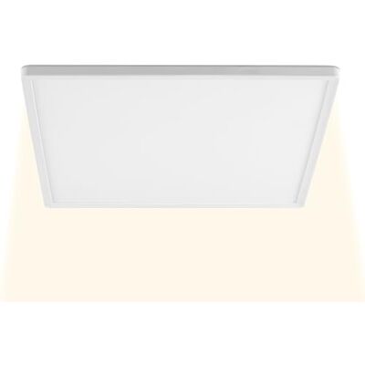 Brilliant Lampa sufitowa LED Lumaro 42 x 42 cm x wys. 2,9 cm 3000 lumenów i 4000 K neutralna biel ultrapłaska konstrukcja biała energooszczędna i nowoczesna idealna do gabinetu Brilliant Lampa sufitowa LED Lumaro 42 x 42 cm x wys. 2,9 cm 3000 lumenów i 4000 K neutralna biel ultrapłaska konstrukcja biała energooszczędna i nowoczesna idealna do gabinetu