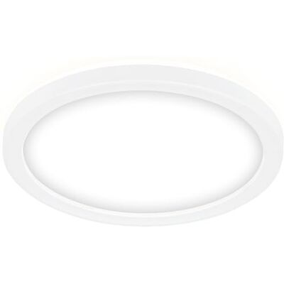 BRILONER Leuchten Panel LED, lampa sufitowa, lampa sufitowa z efektem podświetlenia, 12 W, 1400 lumenów, 4000 kelwinów, biała, okrągła, Ø 19 cm BRILONER Leuchten Panel LED, lampa sufitowa, lampa sufitowa z efektem podświetlenia, 12 W, 1400 lumenów, 4000 kelwinów, biała, okrągła, Ø 19 cm