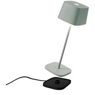 Zafferano , Lampa Ofelia, Zasilana Akumulatorowo Bezprzewodowa Lampa Stołowa ze Sterowaniem Dotykowym, Również Jako Lampa Zewnętrzna, Ściemniacz, 2200-3000 K, Wysokość 29 cm, Kolor Szaro Zielony Zafferano , Lampa Ofelia, Zasilana Akumulatorowo Bezprzewodowa Lampa Stołowa ze Sterowaniem Dotykowym, Również Jako Lampa Zewnętrzna, Ściemniacz, 2200-3000 K, Wysokość 29 cm, Kolor Szaro Zielony