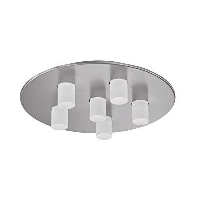 Fischer Lampa sufitowa 6x LED 4W kolor niklowy matowy, szkło akrylowe satynowane Fischer Lampa sufitowa 6x LED 4W kolor niklowy matowy, szkło akrylowe satynowane