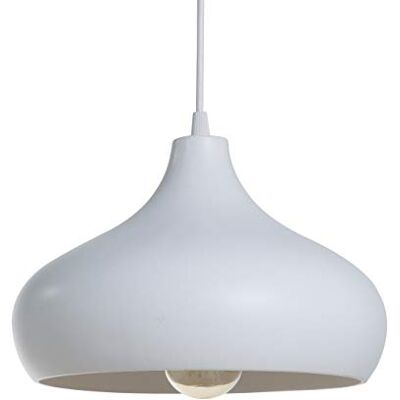 LUSSIOL 250400 lampa wisząca, ceramika, 60 W, biała, ø27 x wys. 18 cm LUSSIOL 250400 lampa wisząca, ceramika, 60 W, biała, ø27 x wys. 18 cm