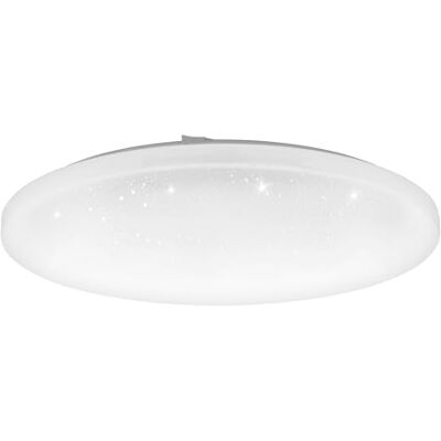 EGLO connect.z Smart Home lampa sufitowa LED Frania-efektem kryształowym, ZigBee aplikacja i sterowanie głosem Alexa ciepła biel zimna RGB ściemniana w kolorze białym Ø 50 cm EGLO connect.z Smart Home lampa sufitowa LED Frania-efektem kryształowym, ZigBee aplikacja i sterowanie głosem Alexa ciepła biel zimna RGB ściemniana w kolorze białym Ø 50 cm