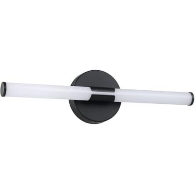 EGLO LED lampa do lustra Ramola, metal czarny, plastik biały, światło ciepłe i zimne, IP44, długość 45 cm, do łazienki EGLO LED lampa do lustra Ramola, metal czarny, plastik biały, światło ciepłe i zimne, IP44, długość 45 cm, do łazienki